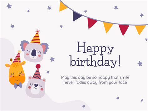Free Birthday Card Template Powerpoint Nisma Info