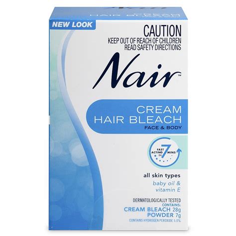This may not be for everyone but it is something that i do and wanted to share with you. Nair Cream Hair Bleach for Face and Body 35g