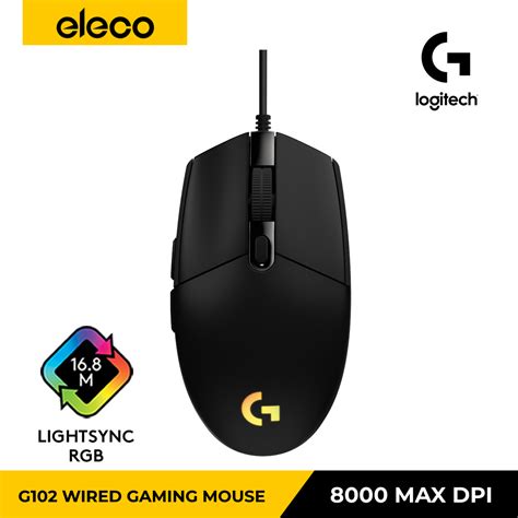 Logitech G102 Light Sync Gaming Mouse With Customizable Rgb Lighting6