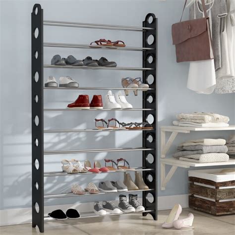 Find a wide selection of shoe racks at great value on athome.com, and buy them at your local at home store. Rebrilliant 50 Pair Stackable Shoe Rack & Reviews | Wayfair