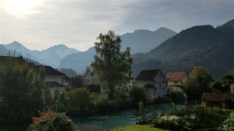 Newly renovated apartment size 55m2 , big master bedroom, living/dining room with extra beds. View from our Airbnb in Interlaken Switzerland - YouTube