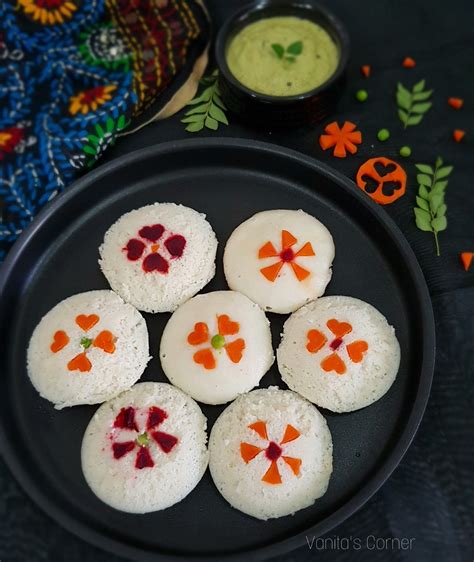 Beetroot ketchup makes this dish furthermore appetizing and filling!we are india's youngest lifestyle channel!#liveyoung #liveindian and enjoy our cooler, edgier avataar!for your daily dose of food. Idlis decorated with vegetables | Idli Art - Vanita's Corner