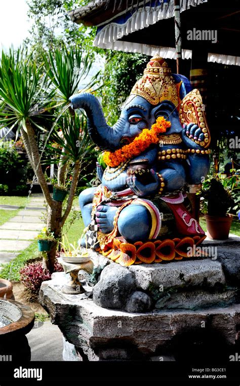 Ganesh Temple Statue Hinduism Bali Indonesia Stock Photo Alamy