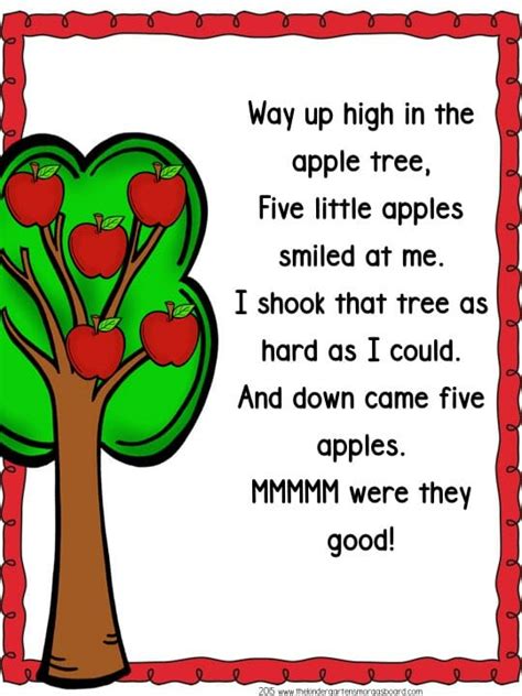 First Grade English Apples