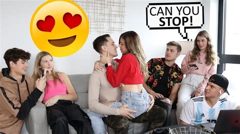 Being Pda To See How Our Best Friends React Youtube