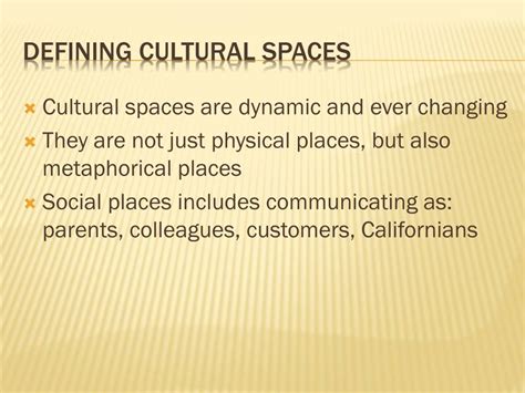 Ppt Nonverbal Codes And Cultural Spaces Powerpoint Presentation Free
