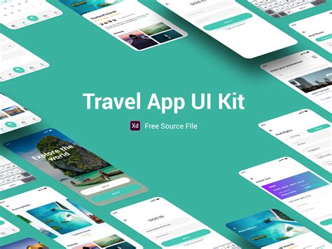 Travel App Ui Kit By Mohsincc On Dribbble
