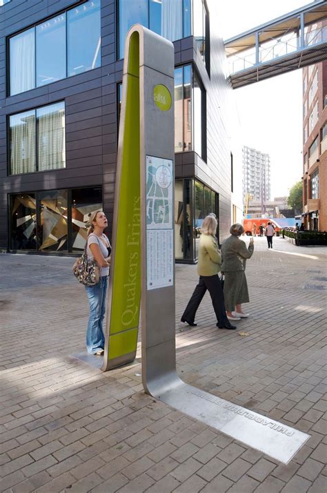 Totem Plinth Directional Signage For Directions To Guide People In