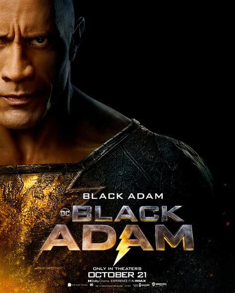 Dwayne Johnson As Teth Adam Aka Black Adam Promotional Poster
