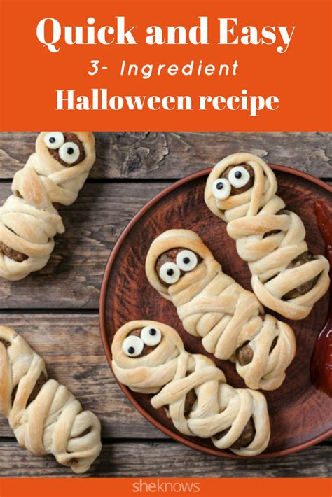 Thrillingly Easy 3 Ingredient Halloween Treats You Can