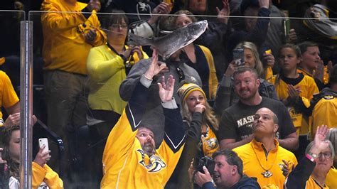 Why do Nashville Predators fans throw catfish on ice in NHL playoffs?