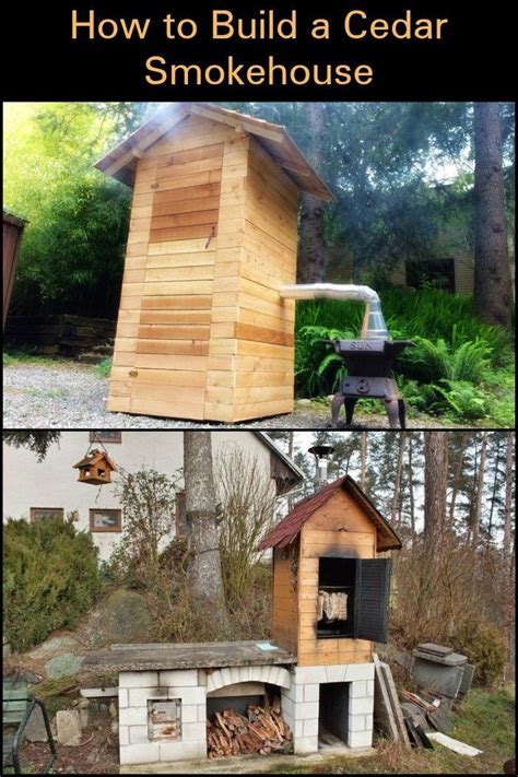 Want To Smoke Your Own Meat Why Not Build Yourself A Cedar Smokehouse