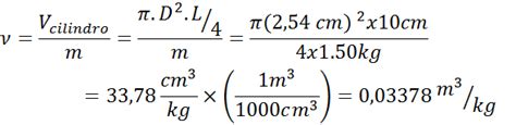 Volumen Específico Qué Es Fórmula Unidades Cálculo Ejemplos