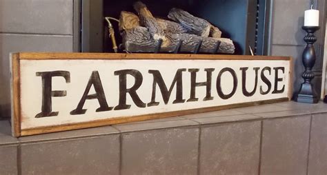Farmhouse Wood Framed Sign By Willowhillsigns On Etsy Wood Farmhouse