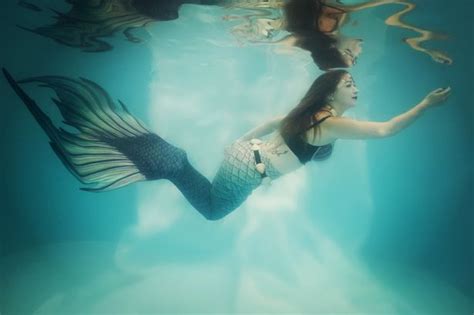 this is what a real life mermaid looks like while swimming underwater surrey live
