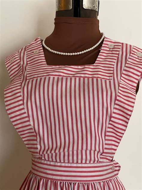 Vintage 50s Candy Striper Uniform By Imperial Full Skirt Etsy