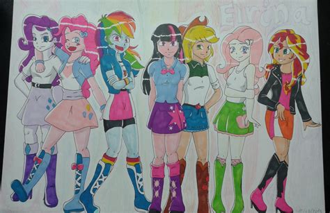 Equestria Girls Drawing At Getdrawings Free Download