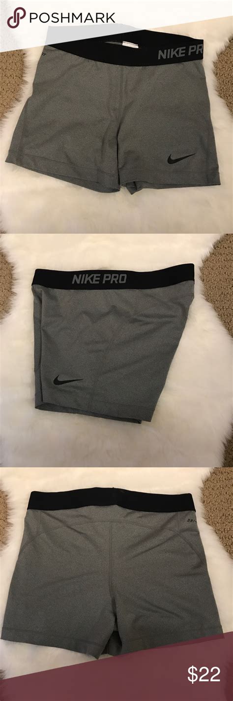 Nwot Nike Pro Spandex Gray Shorts Nike Pro Spandex Nike Shorts