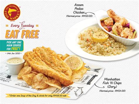 I was working in manhattan fish market in malaysia and the workplace was so relaxed with fun. The Manhattan FISH MARKET Promotion Tuesday EAT FREE Jan ...