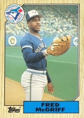 1987 topps baseball cards value. 1987 Topps Traded Fred McGriff #74T Baseball Card Value Price Guide