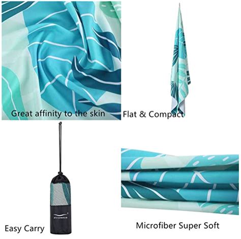 Microfiber Quick Drying Beach Towel Houzplus