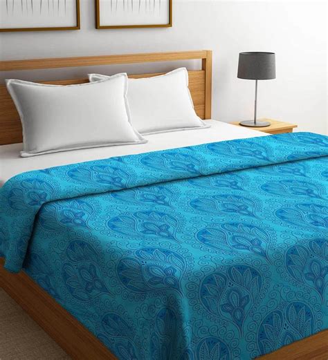 Buy 100 Cotton 200 Gsm Ac Room Double Bed Comforter By Romee Online