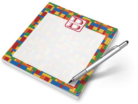 Building Blocks Notepad Personalized Youcustomizeit