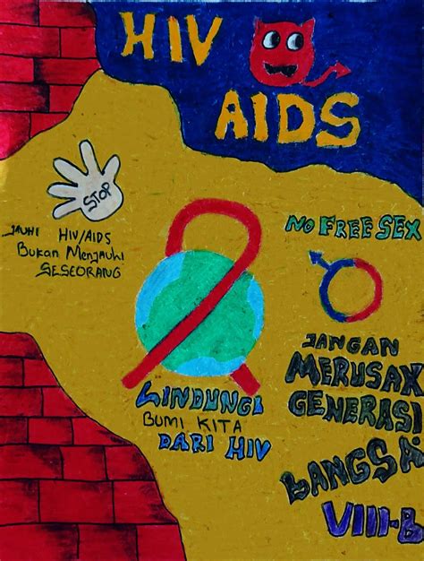 Gambar Poster Hiv Ilustrasi