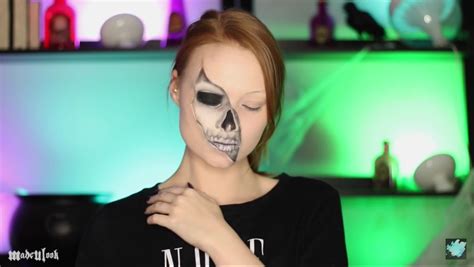 Simple Skull Makeup By Alexys Flemming Aka Madeyewlook On Youtube