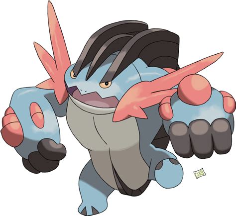 Download Hd Mega Swampert Png Swampert Mega Evolution Png Transparent