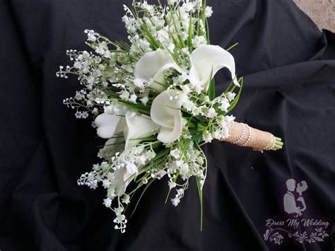 Dress My Wedding Lilies Of The Valley Calla Lily Artificial Flower