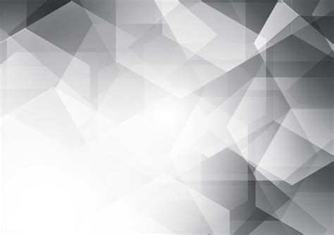White And Gray Color Polygon Abstract Vector Background 576161 Vector