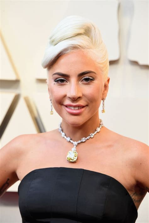 Lady gaga channeled audrey hepburn in breakfast at tiffany's on the oscars red carpet. Lady Gaga Oscars Hairstyle - Lady Gaga 2019 Oscars Red Carpet | InStyle.com