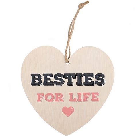 Buy Besties For Life Hanging Heart Sign Game