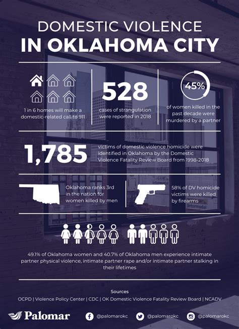 Infographic Domestic Violence In Oklahoma City Palomar