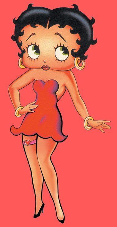 Dibujo De Betty Boop Con Diminuto Vestido Rojo Imagen 1522 Imágenes