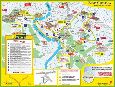 Tourist Map Of Rome City Centre