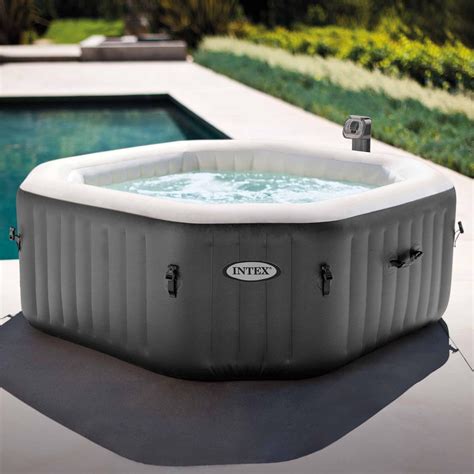 Intex Pure Spa Jet And Bubble Deluxe 6 Person Octagonal Inflatable Hot Tub Pools Hot Tubs