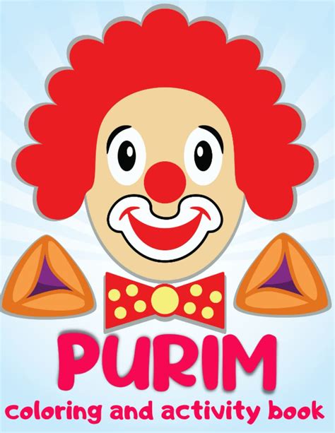 Purim Coloring And Activity Book For Kids Cute And Easy Purim Holiday