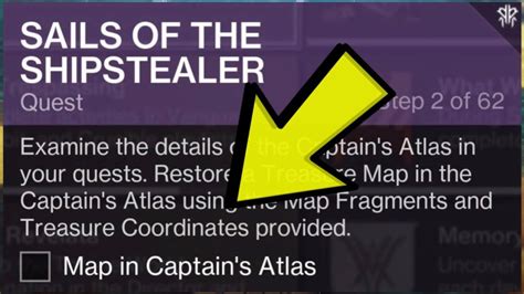 Map In Captains Atlas Sails Of The Shipstealer Destiny 2 Treasure Map
