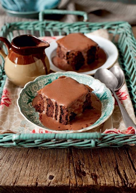 Chocolate Sponge With Chocolate Custard Recipe Delicious Magazine