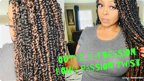 Outre X Pression Twisted Up Crochet Braid Boho Passion Waterwave 24