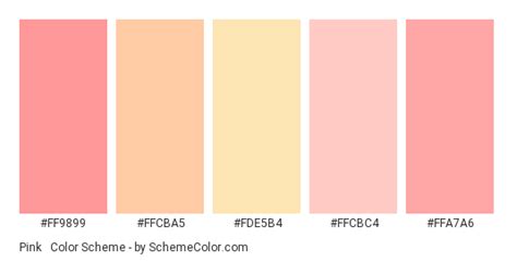 A unique mixture of orange, yellow, and white, peach earned its name from the exterior shade of the fruit. Pink & Peach Color Scheme » Peach » SchemeColor.com