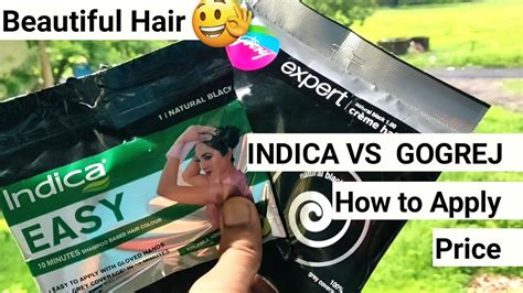 Easy 10 Minutes Shampoo Based Hair Colour Indica Natural Black How