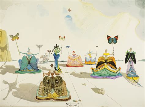 Salvador Dalí 1904 1989 Femmes Aux Papillons Christies