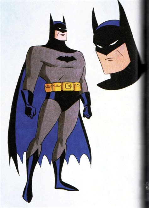 Batman Animated — Batmans Design For The Flashback Scenes In