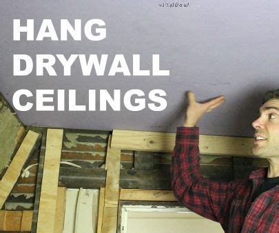 Check out these diy drywall installation tips to help make your next project easier. How to Hang Drywall Ceilings by Yourself | DIY | Drywall ...