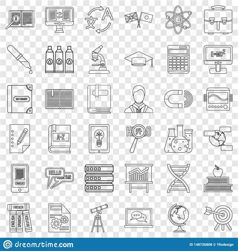 English Icons Vector Illustration 32500096