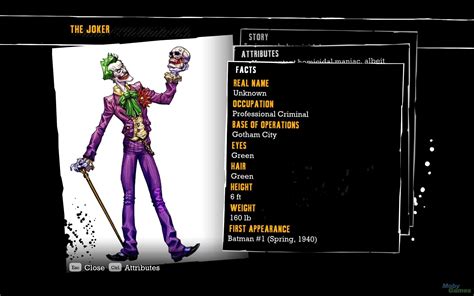 Pin By Nick Moore On Character Bios Mood Board Batman Arkham Asylum Joker Story Arkham Asylum