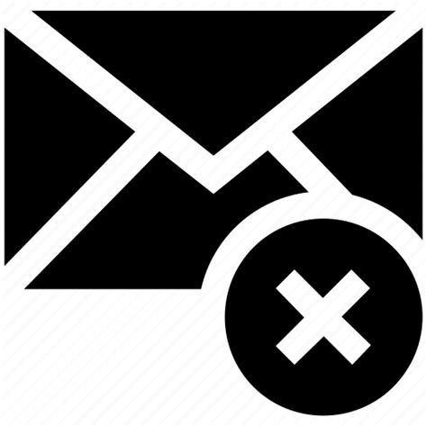 Delete Email Envelope Mail Message Remove Icon Download On